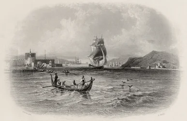 Dardanele, Turcja, grawerowane przez R. Willis
