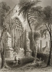 Opactwo Youghal, hrabstwo Cork, Irlandia, z „Scenery and Antiquities of Ireland” George