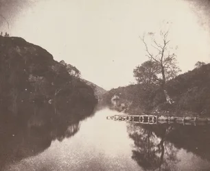 Molo nad Loch Katrine, scena z „Pani Jeziora”