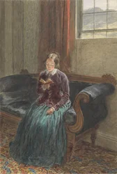 Lady Reading, zwana Mrs William Hunt, ok. 1835 (gwasz i toaleta na papierze grafitowym)