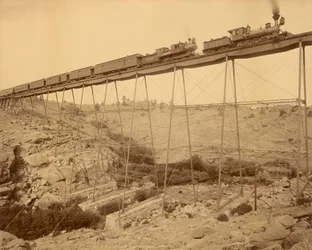 Dale Creek Bridge, Wyoming by Jackson