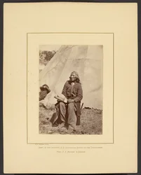 [Washakie lub Biegnący Bawół, Shoshone, Góry Wind River, Wyoming].
