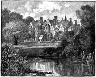 Dom Sandringhama, Norfolk, 1900.