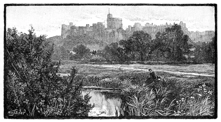 Zamek Windsor, 1900.