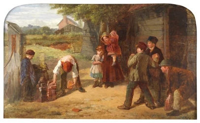 Gra na wsi, 1860