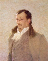 Portret Georges Courteline (olej na płótnie0 (detal 418481)
