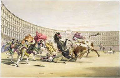 Pikador w niebezpieczeństwie, 1865