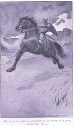 Koń przywiózł sir Percivale