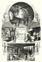 Produkcja mydła (grawerowanie)