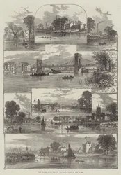 Oxford i Cambridge Boat-Race, Widoki na rzekę