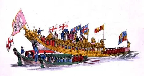 City State Barge, z „Kostium Wielkiej Brytanii”, wyd. William Miller