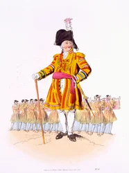 Lord Mayor, z „Kostium Wielkiej Brytanii”, opublikowanego przez Williama Millera, 1805