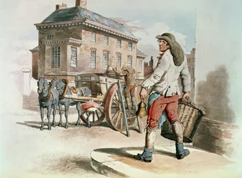 Kolekcjoner odrzuceń, z „Kostiumy Wielkiej Brytanii”, opublikowane przez Williama Millera, 1805