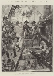 Upamiętnienie bitwy pod Trafalgarem, HMS Victory, 21 października 1805, pod Trafalgarem
