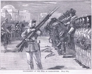 Rozbrojenie 26. w Barrackpore 1857 AD