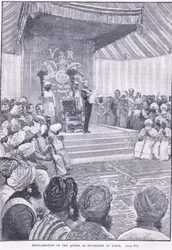 Proklamacja królowej suwerennej Indii 1858 AD
