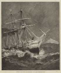 Powrót ekspedycji na biegun północny, HMS Alert Homeward Bound