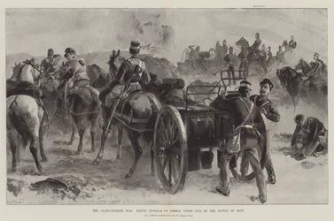 Wojna grecko-turecka, książę grecki Mikołaj pod ostrzałem w bitwie pod Mati