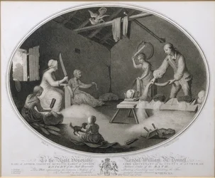 Wspólna metoda ścinania, trzepania i trzeszczenia lnu, tabl. IV „The Linen Manufactory of Ireland”, tabl. IV