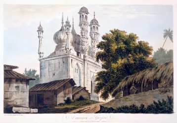 Meczet w Gazipoor, 1787 (akwatinta) (patrz także 179847)