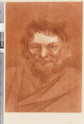 Strona 19a Portret tubylca, 1768-75 (czerwona kreda)