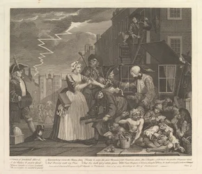 A Rakes Progress, płyta 4, 25 czerwca 1735.