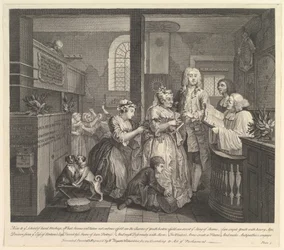A Rakes Progress, płyta 5, 25 czerwca 1735.