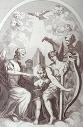 Burleska na ołtarzu Kenta w St. Clement Danes