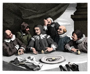 Kolumb rozbijający jajko, 1753, 1833.