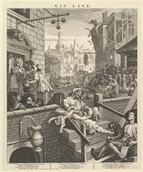 Gin Lane, 1 lutego 1751.