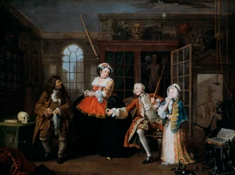 Małżeństwo A-la-Mode: 3. Inspekcja, c1743
