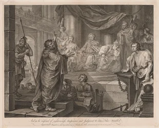 Paul przed Félix Large Plate, 1752.