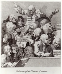 Próba Oratorium Judyty, 1734