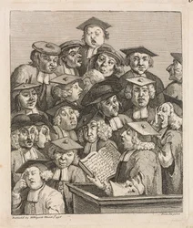 Uczeni na Wykładzie, 1736-1737.