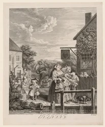 Cztery pory dnia: wieczór 1738 r.