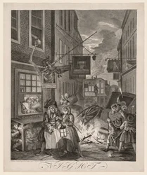 Cztery pory dnia: noc, 1738.