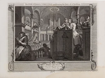 Pracowity „prezydent wykonujący obowiązki chrześcijanina. Przemysł serii i bezczynność, 1747.