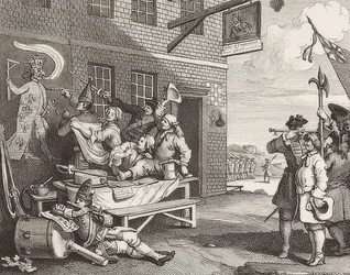 Inwazja, płyta 2: Anglia / Die Invasion, Blatt 2: Anglia. 1756