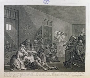 Grabie w Bedlam, płyta VIII z „A Rake