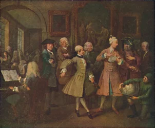 Postęp grabi - Grobla, 1720-1735, 1920.