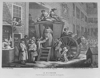 Stage Coach lub Country Inn Yard, 1747