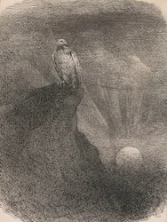 Genius, 1865-95 (pióro, atrament i grafit na tekturze)