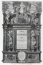 Strona tytułowa do „Dzieła Benjamina Jonsona”, 1616