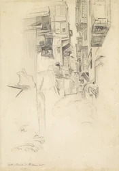 Scena uliczna, Kair, 1854