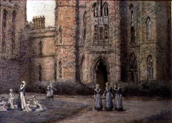 The Old Blind Asylum, Bristol (pastel na papierze)