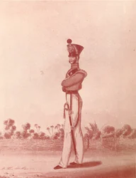 Oficerowie Lekkiej Piechoty Armii Madras, c1837-1843, 1909