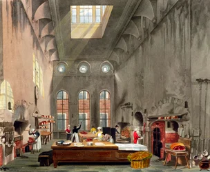 Kuchnia, Pałac św. Jakuba, Londyn, 1819