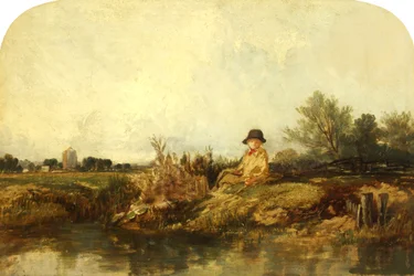 Na Medway, prawdopodobnie 1841 (olej na płótnie)