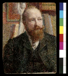 Portret Alfreda Verhaerena (olej na desce)