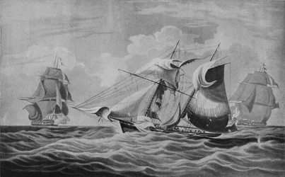 Zdobycie uzbrojonego statku handlowego, c1813